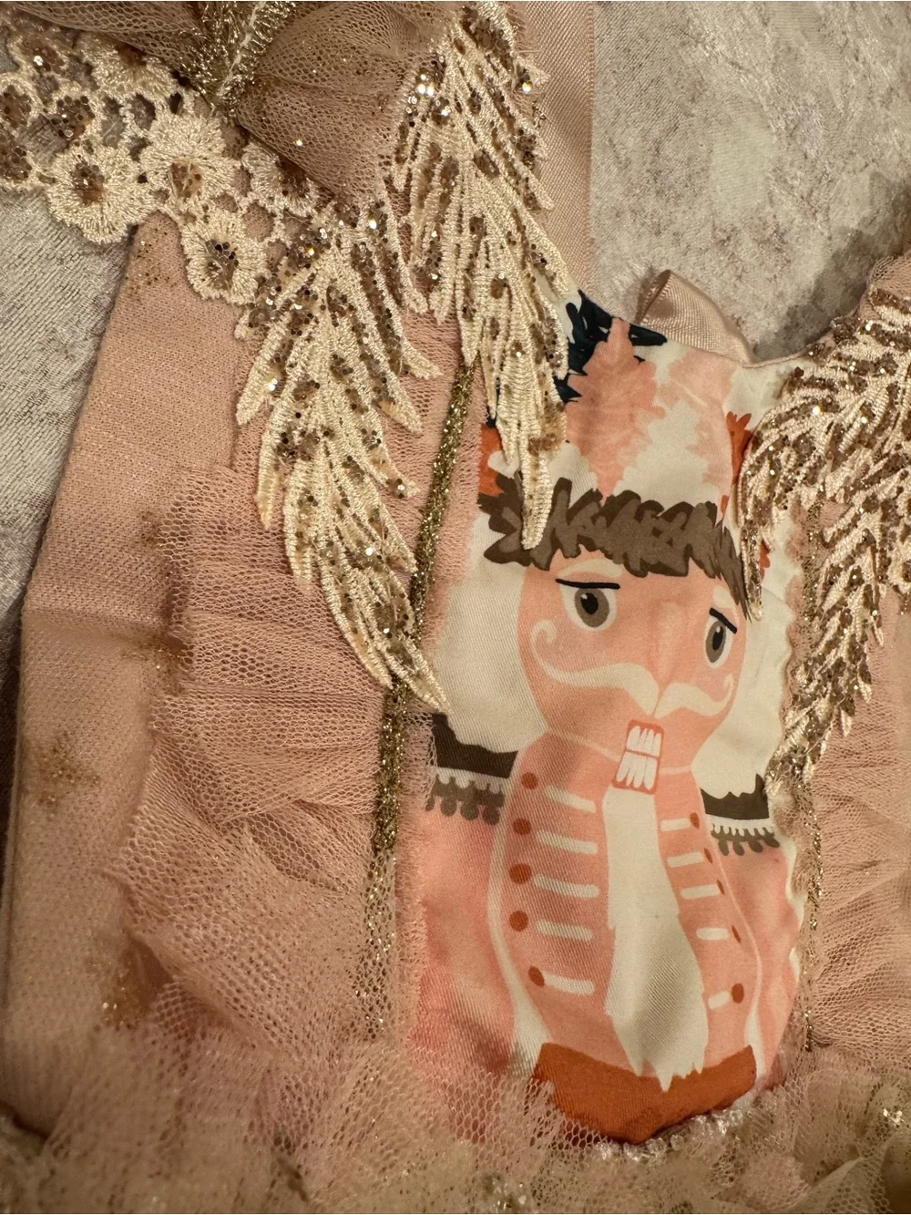 Willow Tree Blush Pink & Gold Nutcracker Costume Dress